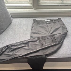 Zara Men's Charcoal Cargo Pants